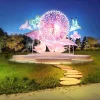 Bloom & Flourish: Grand Outdoor Sculpture Lantern