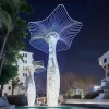 "Tree of Hope" - Modern Abstract Outdoor Sculpture Lights