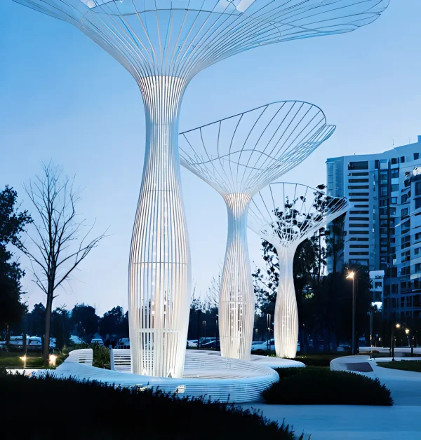LED Abstract Tree Pathway Lights