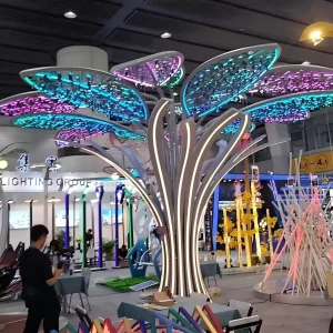 luminous happiness tree led outdoor decorative lighting