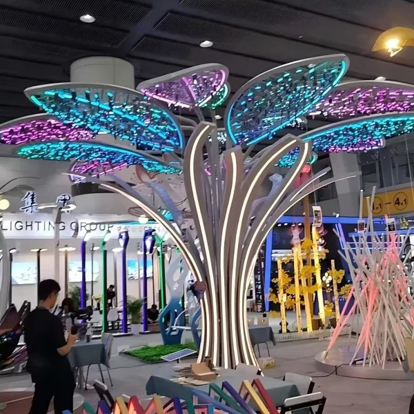 luminous happiness tree led outdoor decorative lighting