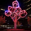 Geometric Tree Light Sculpture