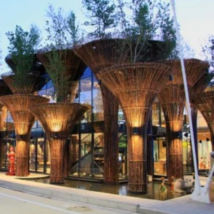 Sculptural Column Outdoor Landscape Light