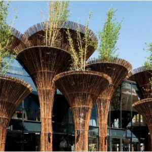Sculptural Column Outdoor Landscape Light