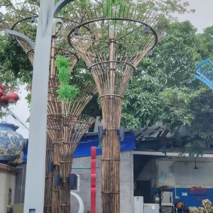Sculptural Column Outdoor Landscape Light