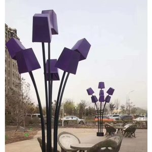 Modern Square-Shaped Landscape Lamp