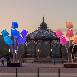 Modern Square-Shaped Landscape Lamp