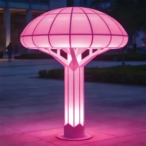 Mushroom Canopy Sculpture Light is a bionic outdoor LED sculpture light designed for parks, public spaces, and landscape lighting projects. Durable, artistic, and visually immersive.