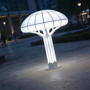 Mushroom Canopy Sculpture Light is a bionic outdoor LED sculpture light designed for parks, public spaces, and landscape lighting projects. Durable, artistic, and visually immersive.