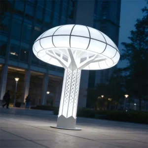 Mushroom Canopy Sculpture Light is a bionic outdoor LED sculpture light designed for parks, public spaces, and landscape lighting projects. Durable, artistic, and visually immersive.