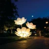 Enhance your landscape with the "Lotus Star" Light Sculpture. Featuring IP65 waterproofing and geometric acrylic petals, this modern art installation is perfect for commercial plazas, parks, and luxury gardens.