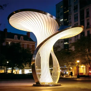 Discover "Urban Light" — a monumental art landscape light pole blending geometric aesthetics with RGB LED technology. Made of 304 stainless steel, IP65-rated, and DMX512 compatible. Perfect for city squares, industrial parks, and landmark lighting projects.